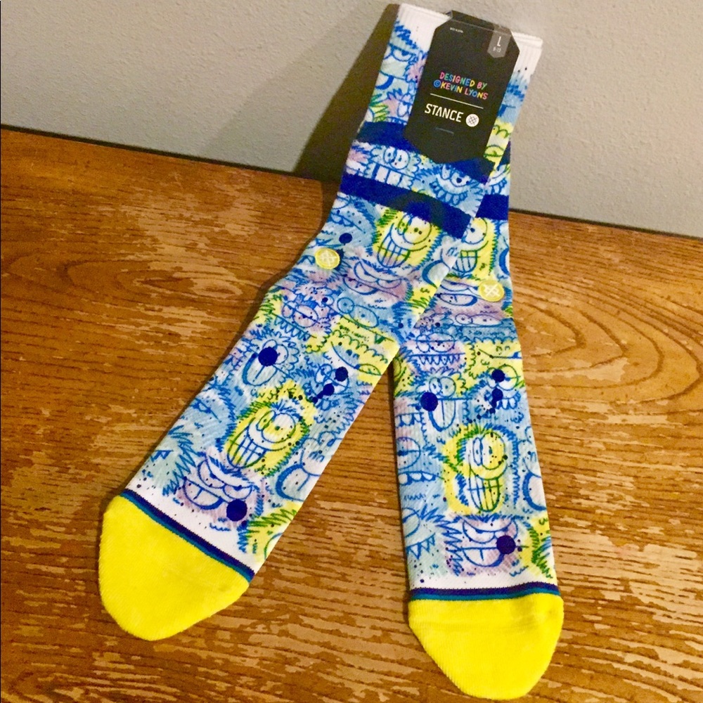 🔥💥NEW Stance Kevin Lyons Socks Artist Series💥🔥